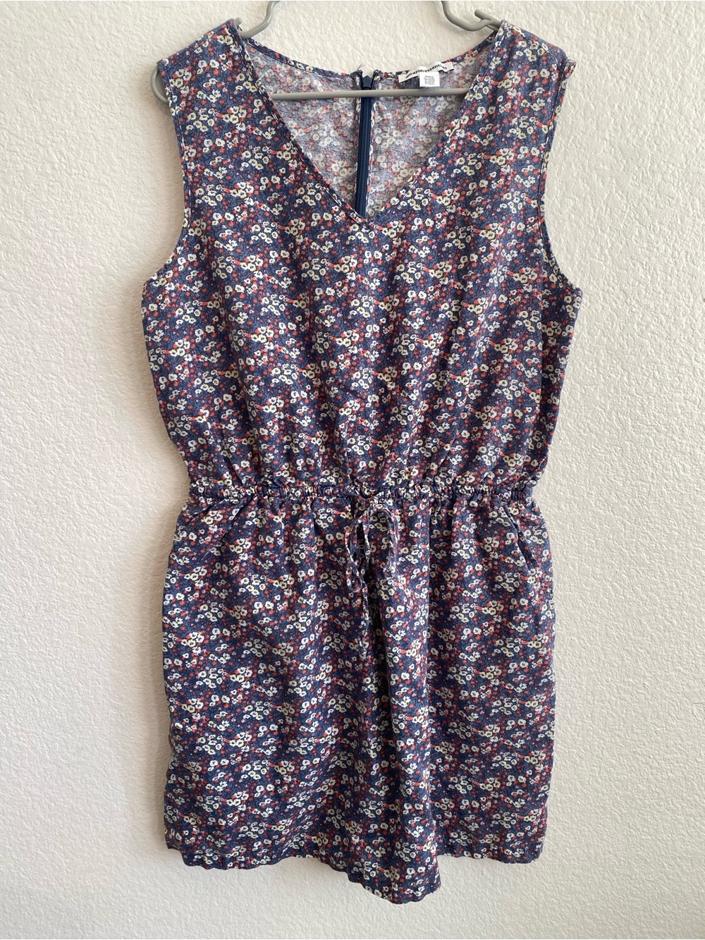 Linen Floral Dress